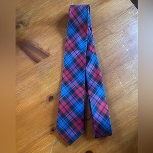 LAUREN Ralph Lauren Tie Mens 100% Silk Plaid Preppy Classic Trending Holiday